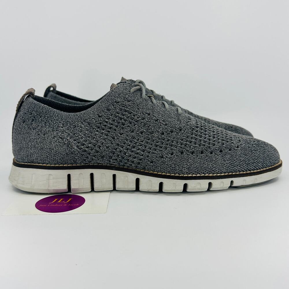 Cole Haan Men's Zerogrand Stitchlite Oxfords Magnet Grey C32151 Size 9 M